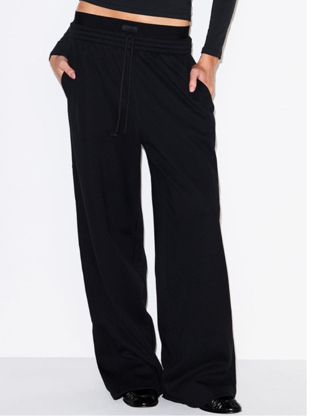 SKIMS Oversized Double Waisted Pant